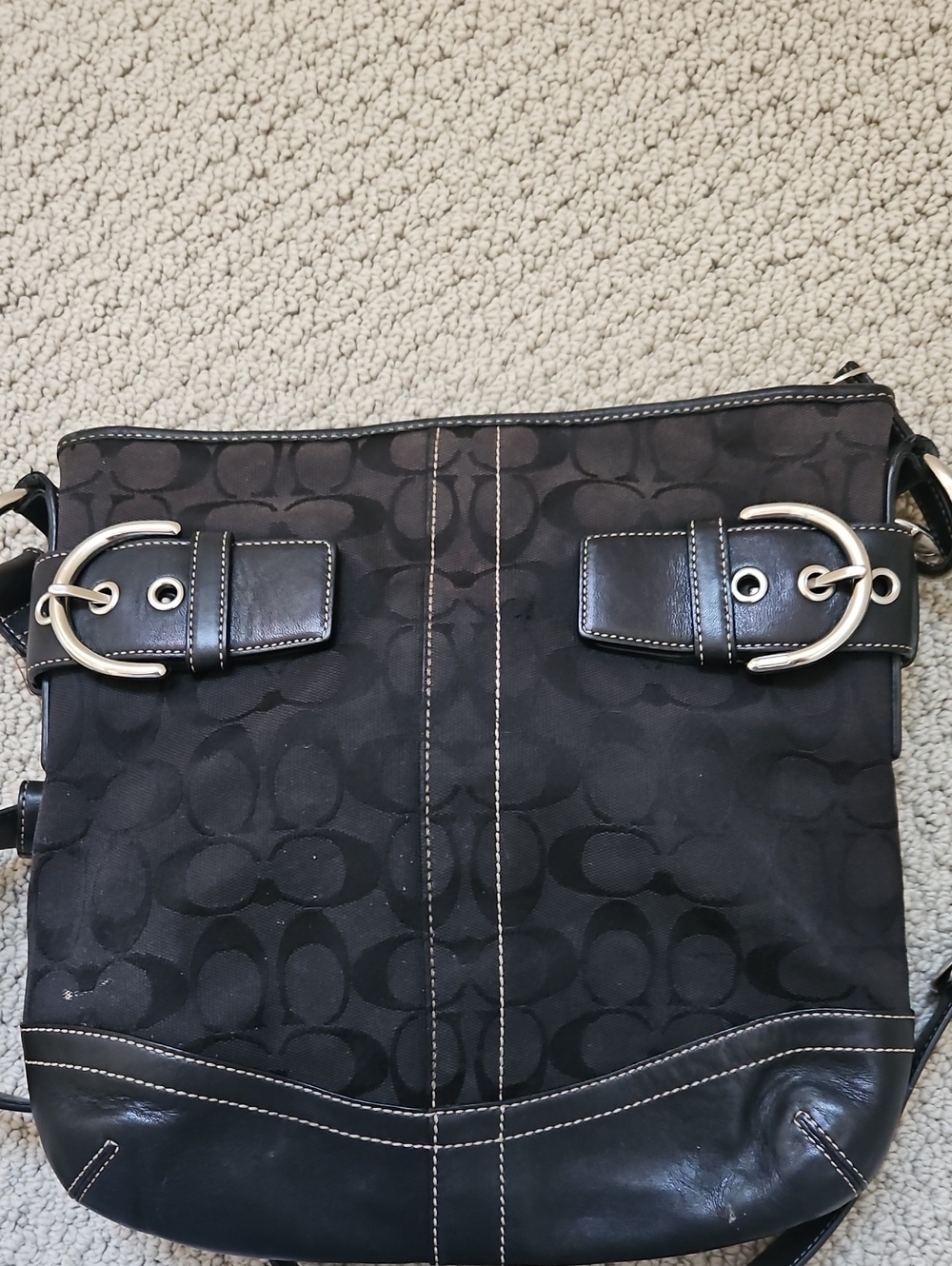 Y2k Coach Signature Crossbody - Gem